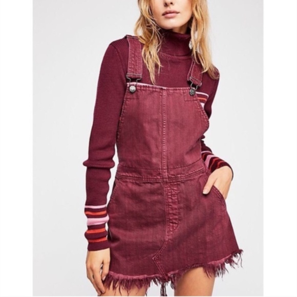 Free People Dresses & Skirts - NWOT Free People Torn Up Overall Dress